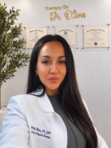 Jany Oliva, PT, DPT, Doctor of Physical Therapy, founder of Therapy By Dr. Oliva